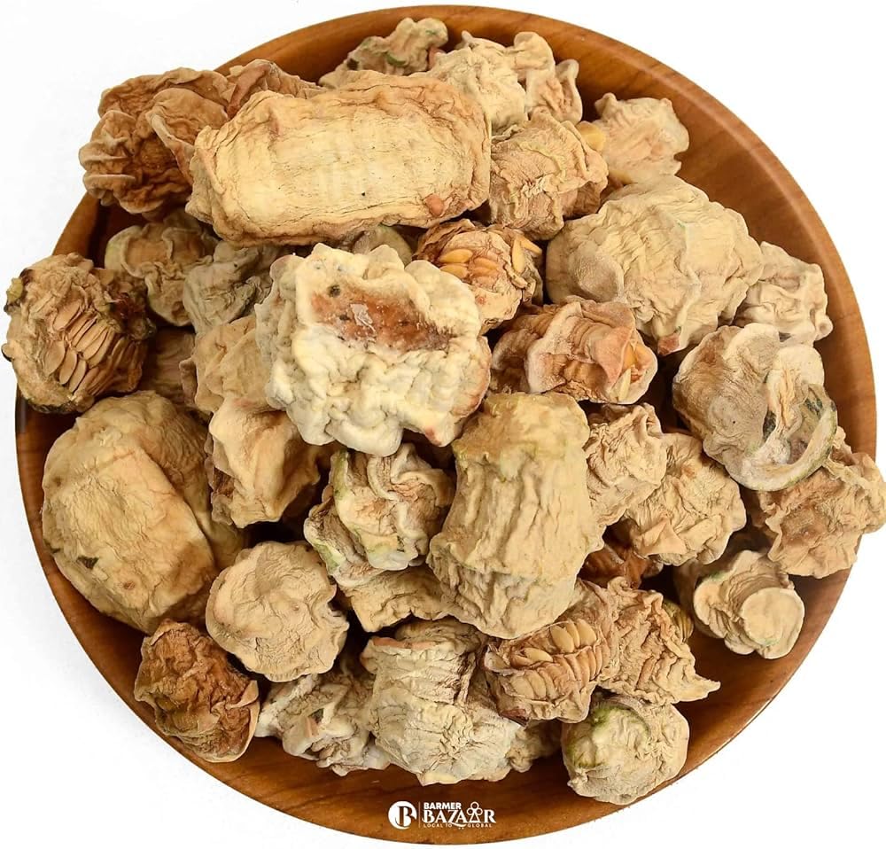 NatureVit Whole Dried Kachari, 400g | Rajasthani Kachari | Kachari Sabut | Sundried Marwari Kacher