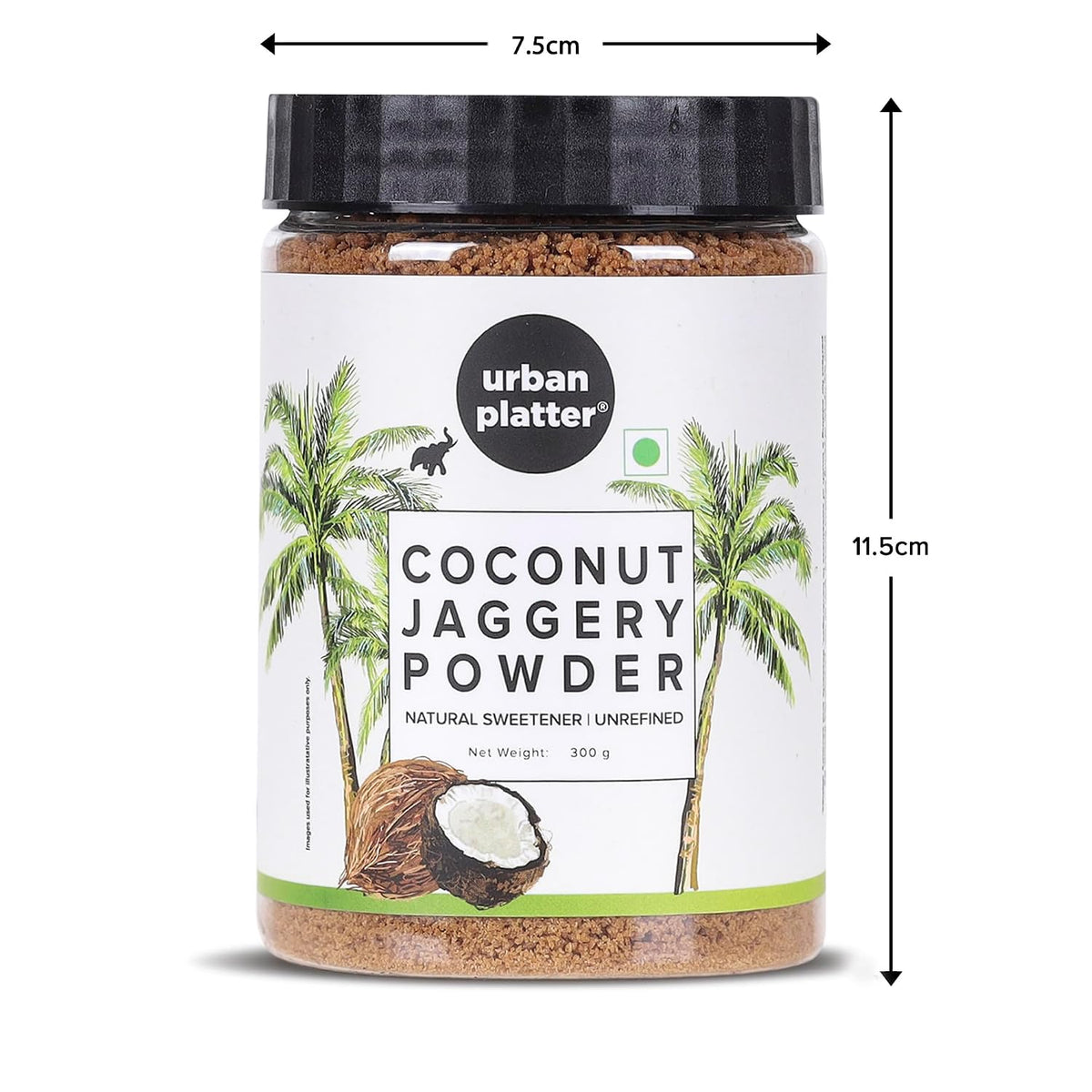 Urban Platter Coconut Sugar, 300g (Natural Sweetener, Low Glycemic Index, Refined Sugar Alternative)