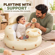 Toy Imagine Inflatable Baby Chair Feeding Tray Back Support & Built-in Pump