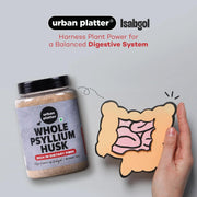 Urban Platter Isabgol, 300g (Whole Psyllium Husk, Rich in Dietary Fiber, Supports Digestive Health, Nature's Soluble Fiber)