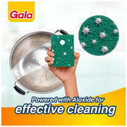 Gala Scrub Pad for Kitchen Utensils, Dishwashing and Tough Stain Cleaning, Reusable Kitchen Scrubber, Pack of 5