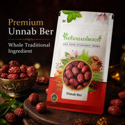 IndianJadiBooti Pure Unnab Ber (Ziziphus Jujuba) | Traditional Botanical for Throat Harmony, Respiratory Comfort & Calming Vitality - 2700g