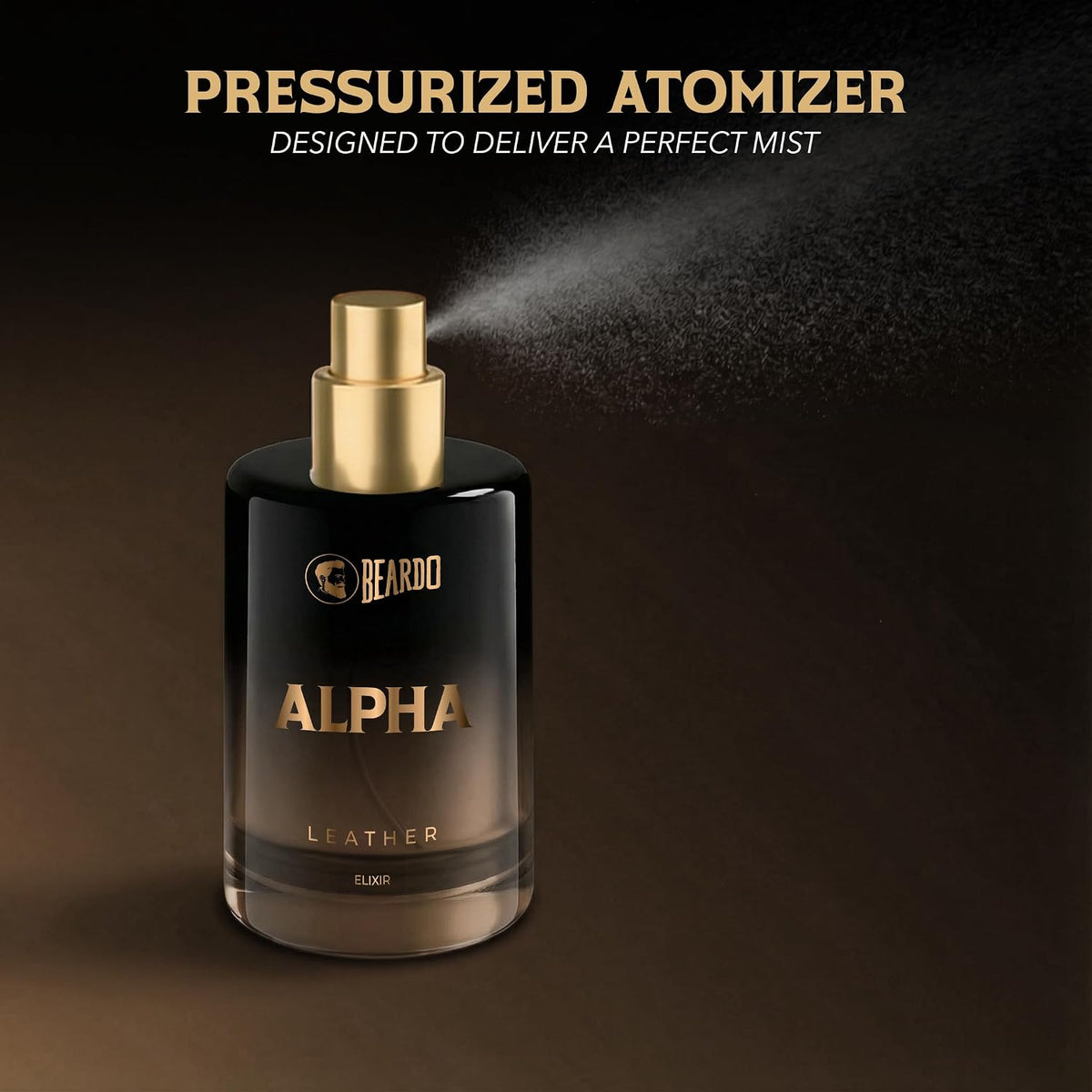 BEARDO Alpha Leather Elixir 30ml | Extrait De Parfum | Leathery Perfume For Men | Long Lasting Perfume | Premium Gift For Man | Gift For Husband | Boyfriend