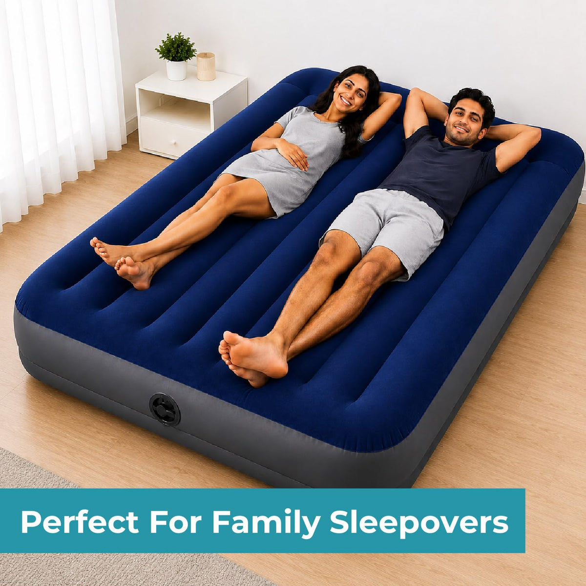 Toy Imagine Portable Inflatable Air Mattress Full Queen Size