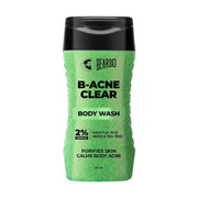 Beardo Body Acne Clear Body Wash for Men 200 ml | With Neem, Tea Tree and Salicylic Acid | Clean Clear Skin | For Body Acne and Skin Purification | B-acne