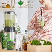 Bliss of Earth 200gm Spinach Powder + 200gm Mango Powder Natural Spray Dried