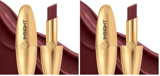 INSIGHT Cosmetics Crème Comfort Lipstick – High-Shine Gloss Finish| Hydrating | Deeply Nourishing | Butter Glide | Plumping Effect | Lightweight Feel & Radiant Lip Color (Sin In Silk) – 3.4 g