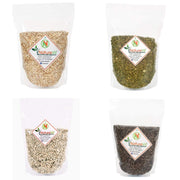 NatureVit Healthy Seeds Combo of 800 Gram (Pack of 4) | 200g Each | Watermelon, Pumpkin, Sunflower, & Chia | Super Saver Combo