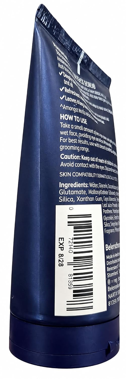NIVEA Men Original Deep Cleaning Face Scrub 4.4 Ounce