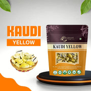 BrijBooti Natural Pili Kaudi - Yellow Kaudi - Yellow Kawri - Kodi - Peeli Cowrie - Laxmi and Diwali Puja Article (11 Pieces)