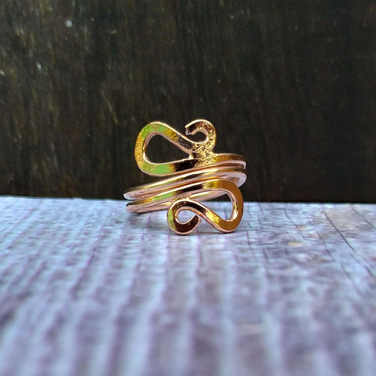 SHINDE EXPORTS Copper Toe rings for women pure