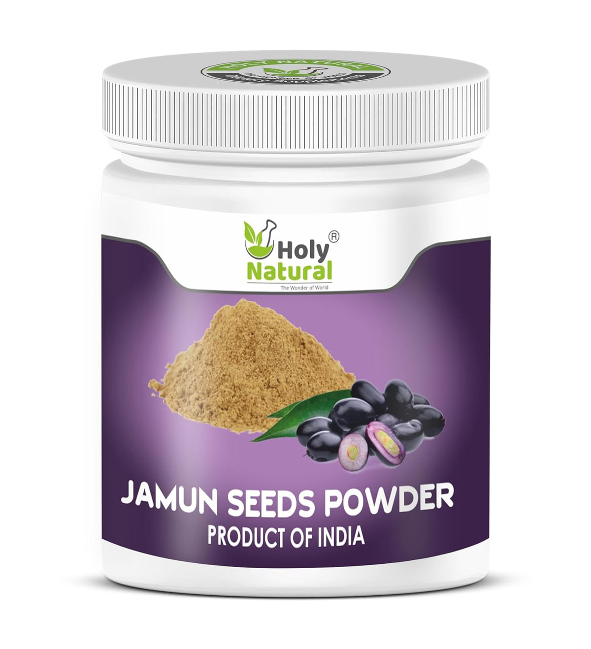 Holy Natural Jamun Seeds Powder - 250 GM | Pure & Natural | For Healthy Digestion & Immune System