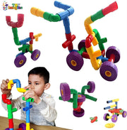 Toy Imagine 50+ Creative Pipe Building Blocks Toy Set for Kids