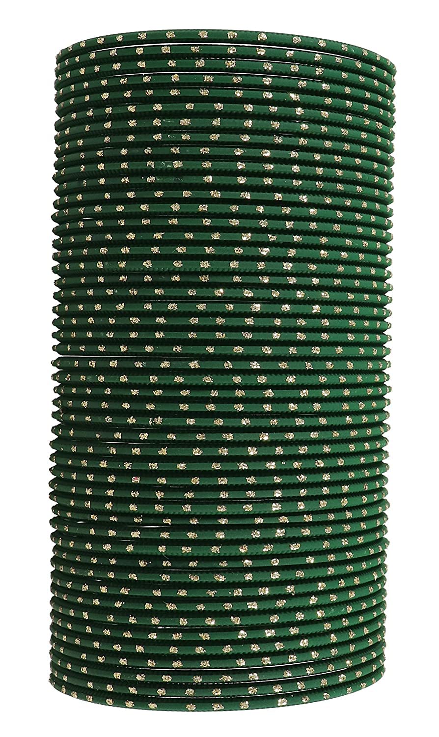 NMII Bangle Set for Women (DarkGreen) (MNY1-DarkGreen-2.6)
