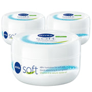 NIVEA Soft Moisturizing Creme, 6.8 Ounce (Pack of 3)