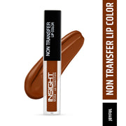 INSIGHT Cosmetics Ultra-Thin Second Skin Light Coverage Long Wear Liquid,Acne Prone Creamnatural Foundation,20Ml(01-Golden Honey)& Non Transfer Lip Color,Matte Finish,4Ml(01 Joyfull),Pack Of 1