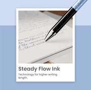 Linc Signetta Fine 0.7mm Ball Pen | Blue | Pack of 10