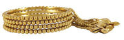 NMII Non-Precious Metal Base Metal with Ball Chain Linked Glossy Finished Kada Set For Women and Girls
