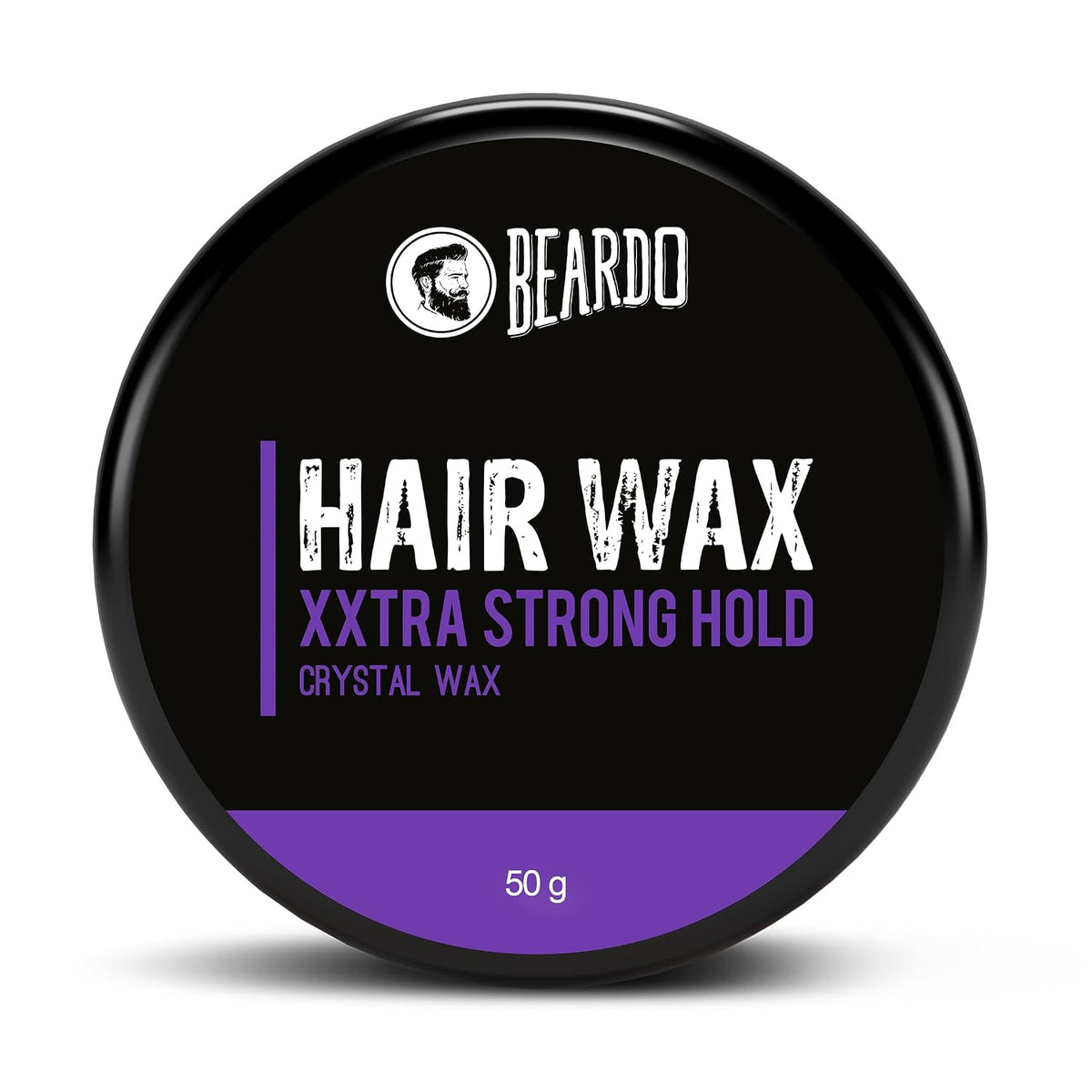 Beardo Xxtra Stronghold Hair Wax, 50 gm | Crystal Hair Wax for Men | Hair Wax Men | Hair Styling Wax for Glossy Finish & Shine | Extra Strong Hold Wax