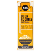 urban platter Udon Noodles, 250G (Thick Wheat Noodles, Ideal For Asian Preparations, No Added Preservatives), Preservative Free, 0.25 Kg