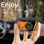 The Old Natural Car Perfume | Car Perfumes And Fresheners | Dashboard Car Freshener | Stress Relieving & Pest Repellent | Essential Oil Based Car Perfume (Sandal Twig)