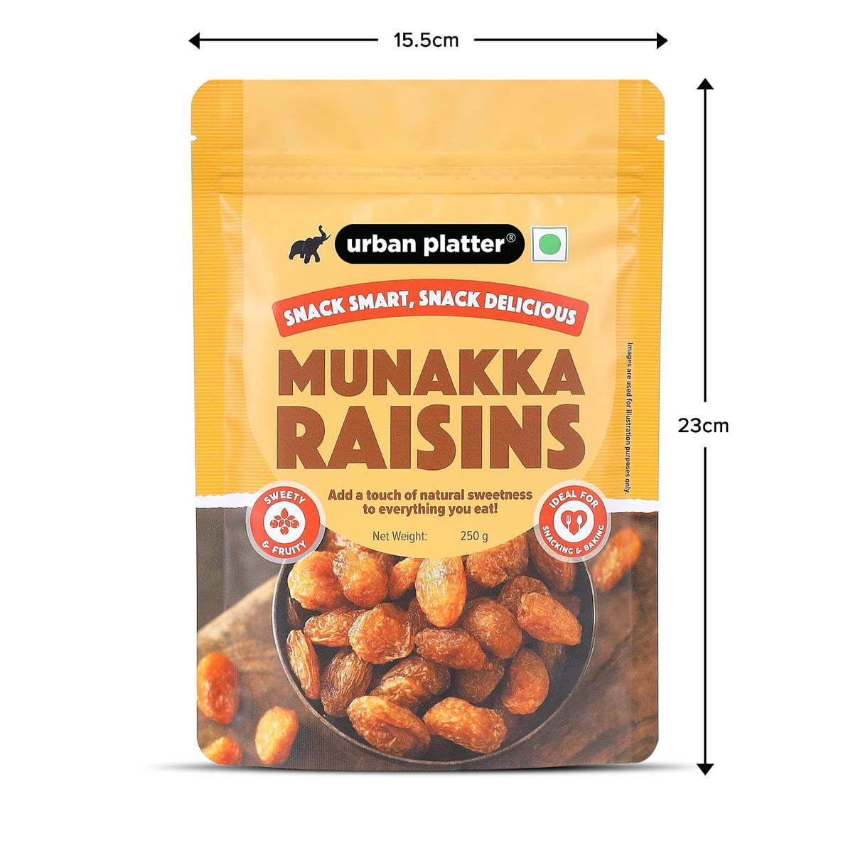 Urban Platter Premium Munakka Raisins, 250g (Naturally Sweet & Juicy | Rich in Antioxidants | Contain seeds | Ayurveda Superfood)