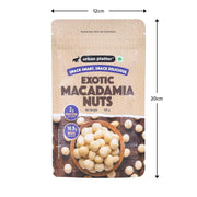 Urban Platter Bold and Exotic Macadamia Nuts, 100g (Grade A, Crunchy, Perfect for Guilt-Free Snacking)