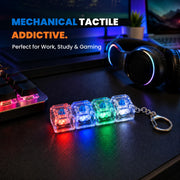 Toy Imagine LED Keyboard Keychain Fidget Toy, Pack of 4