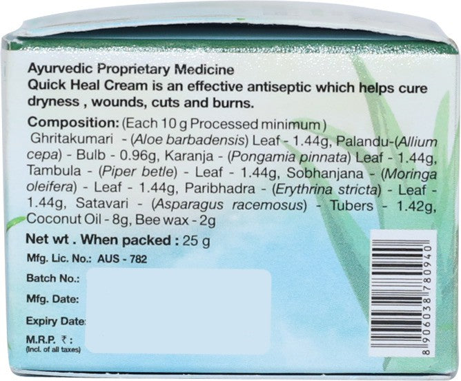Sri Sri Tattva Quick Heal Cream, 25 g