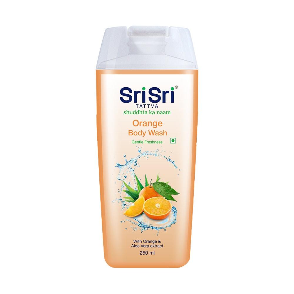 Sri Sri Tattva Orange Body Wash - Gentle Freshness, 250 ml