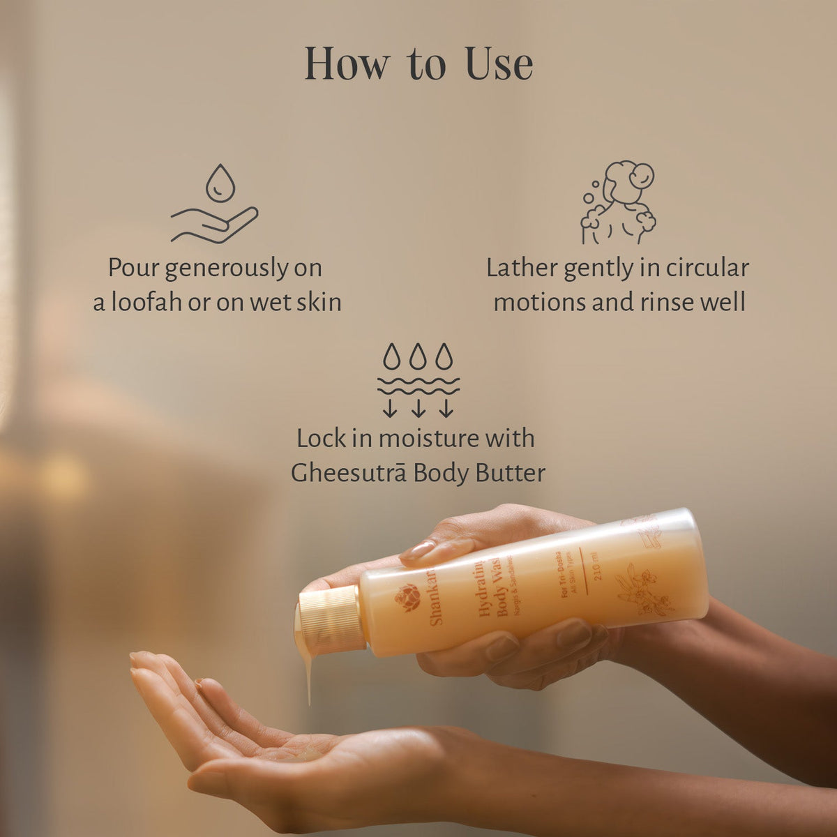 Sri Sri Tattva Shankara Hydrating Body Wash, 210 ml