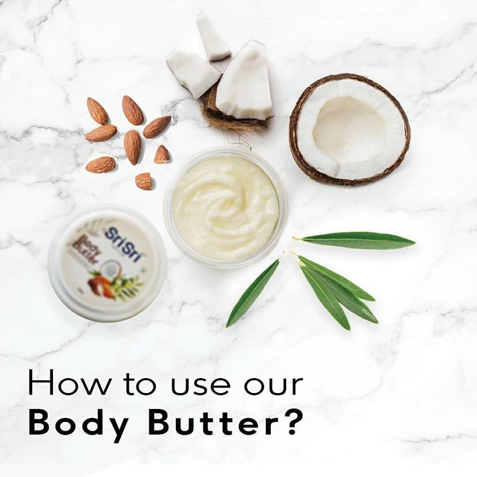 Sri Sri Tattva Body Butter - Enriched with Goodness of Shea Butter & Almond Oil, 150 g