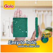 Gala Scrub Pad for Kitchen Utensils, Dishwashing and Tough Stain Cleaning, Reusable Kitchen Scrubber, Pack of 5