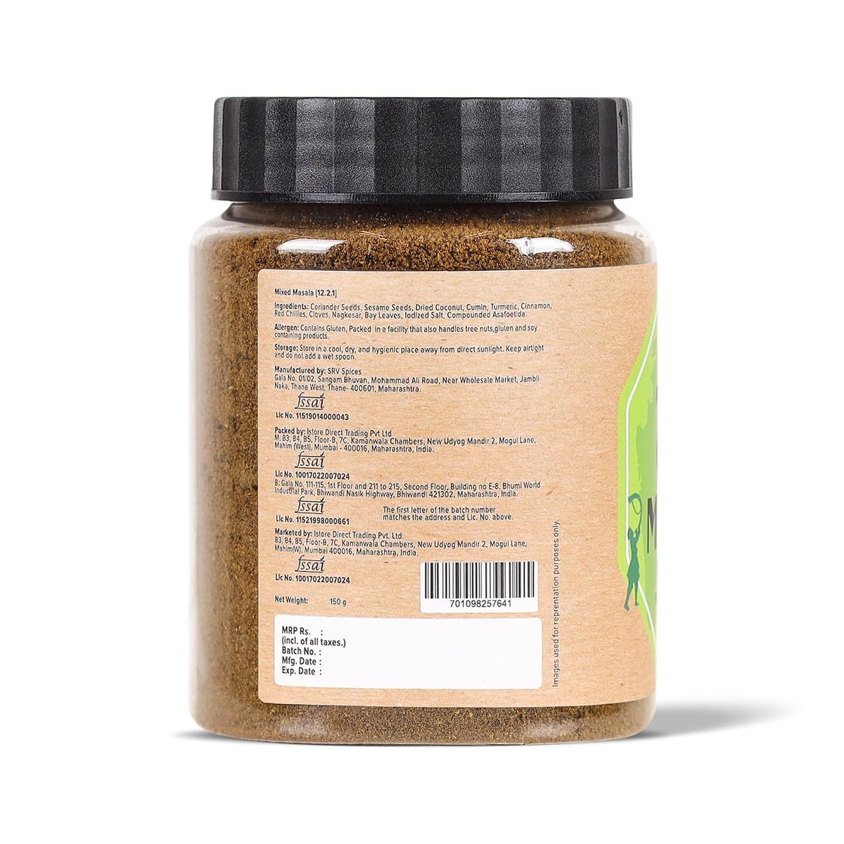 ⁠Urban Platter Maharashtrian Goda Masala, 150g (Signature Chavistha Desh-style Blend | Onion & Garlic-free | Additive & Preservative-free)