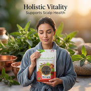 IndianJadiBooti Pure Bhringraj Dry (Whole Herb) | Raw Eclipta Alba for DIY Hair Oil Infusions, Scalp Nourishment & Hepatic Vitality