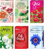Parag Fragrances Top 6 Flowers Attar Combo Pack of 6ml × 6pc (Ruh Gulab,Lotus of Vietnam,Pure Mogra,Blue Lotus,Flora,Pure Rose)