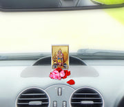 DIVINITI Karthikey Photo Frame for Car Dashboard, Home Decor, Table Decor| ACF 3 Acrylic Classic Karthikey and 24K Gold Plated Foil| Religious Frame Idol for Pooja, Gifts Items (11X6.8 CM)