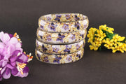 NMII Glass Kada Set For Women & Girls Studded With Beads & Flower Printed Glossy Finished | Stylish Kada For Gift, Wedding & Daily Use