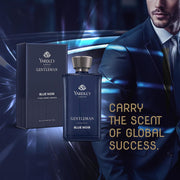 Yardley London Blue Noir | Eau De Parfum | Long Lasting International Perfume for Man | Citrus Marine Oakwood Fragrance | Upto 15% dosage | 100ml EDP| Ideal Gift for Man