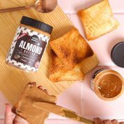 Urban Platter Almond Butter (With Skin), 250g (Bold Nutty Flavour | Single Ingredient | Keto-Friendly | Unblanched Paste)