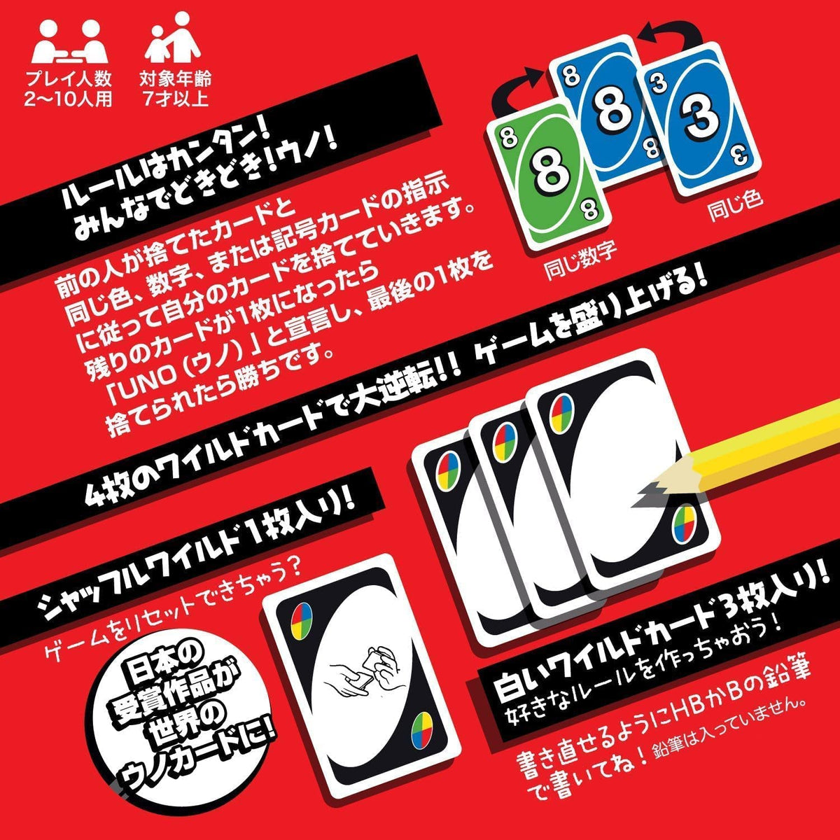 Mattel Games Uno UNO card game (B7696)