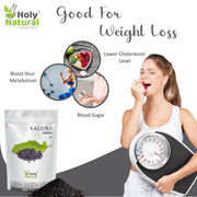 Holy Natural Kalonji Seeds – 400 Gm | Also called Black Seeds, Nigella Sativa and Black Cumin Seeds | Bold and Unique Seeds Flavor