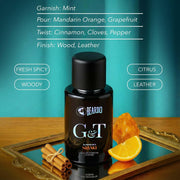BEARDO G&T Premium Perfume For Men 30ml | Eau De Parfum, Citrusy, Spicy, Woody Premium Scent | Perfume For Men Long Lasting Smell | Premium Gift For Man | Perfume For Man