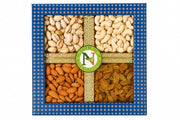 NatureVit Dry Fruits Combo Gift Pack, 400g (Cashew, Almond, Pistachios and Raisins) - Healthy Gift Hamper for Every Occasion | Rakhi Gift Pack for Family, Friends | Corporate Office Gifts Combo | Rakshabandhan Celebration Pack