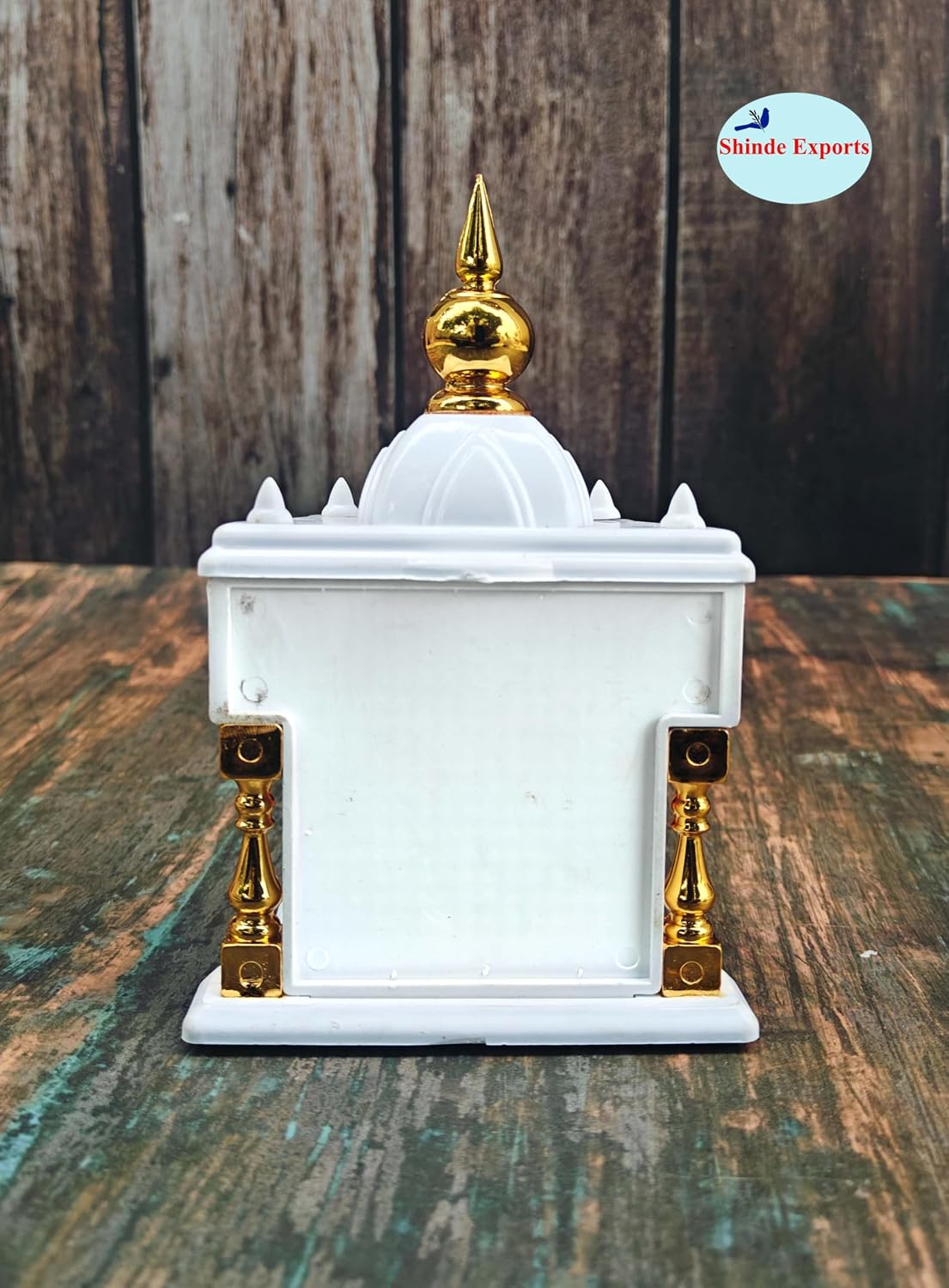 SHINDE EXPORTS Temple for car Dashboard Stand 6 inches (Plastic Empty Temple)