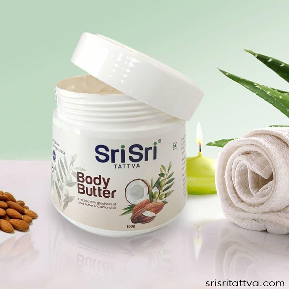 Sri Sri Tattva Body Butter - Enriched with Goodness of Shea Butter & Almond Oil, 150 g