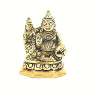 Aalayam Selveer Kuber Lakshmi Idol | Kuber Laxmi Murti | Lakshmi Kubera Statue Brass Height 7.6cm Gold Colour 1 Piece