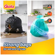 Gala Scented Compostable Garbage Bags, Medium Size, 15 Bags, Heavy Duty Dustbin Trash Bags, Lavender Fragrance, For Dry & Wet Waste, Kitchen, Home & Office Use