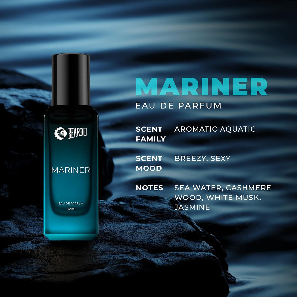 Beardo The Masculine Four- LSD,Mariner,Legend & GodFather Perfume for Men (20ml x 4) | Long Lasting Fragrance | Long Lasting Perfume for Men | Gift for Men | Gift for Friend