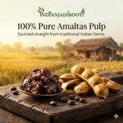 IndianJadiBooti Amaltas Pulp (100g) | Cassia Fistula/Amaltash Gudda | Aragvadha | Natural Gentle Laxative for Kids & Adults | Constipation Relief | Pure & Seedless